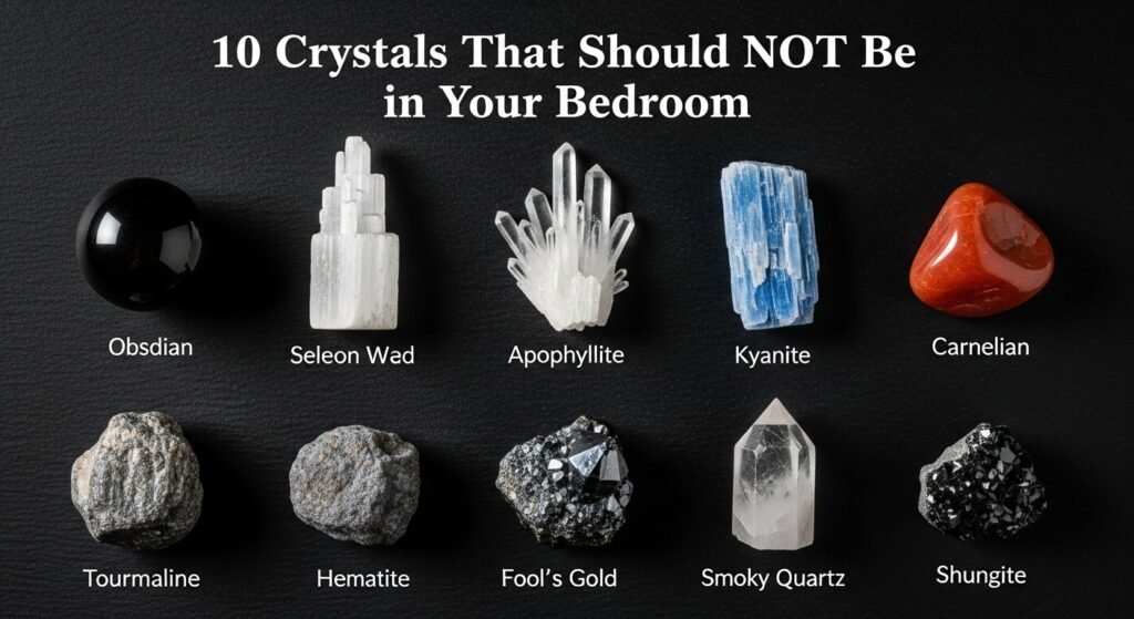10 Crystals That Should NOT Be in Your Bedroom